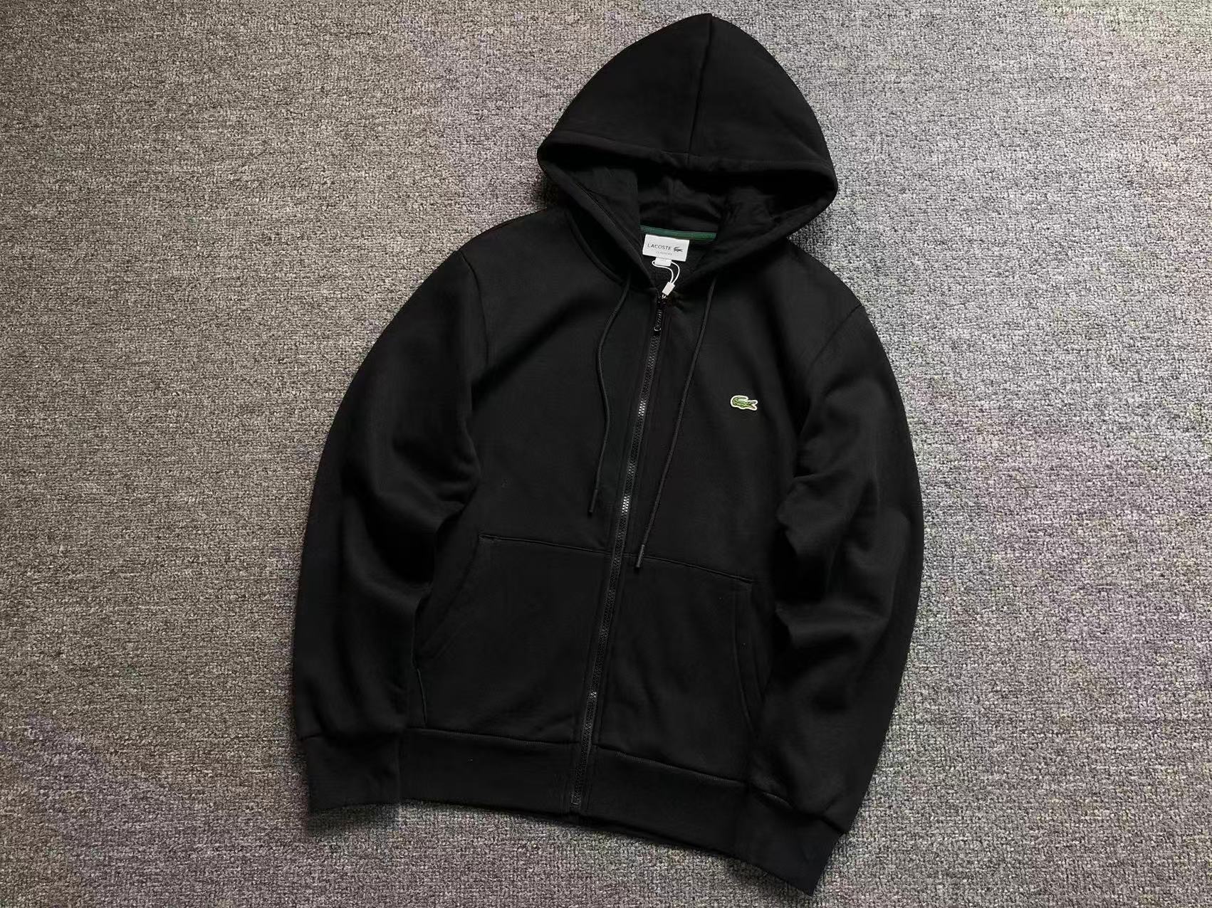 Zip-up sweatshirt crocodile