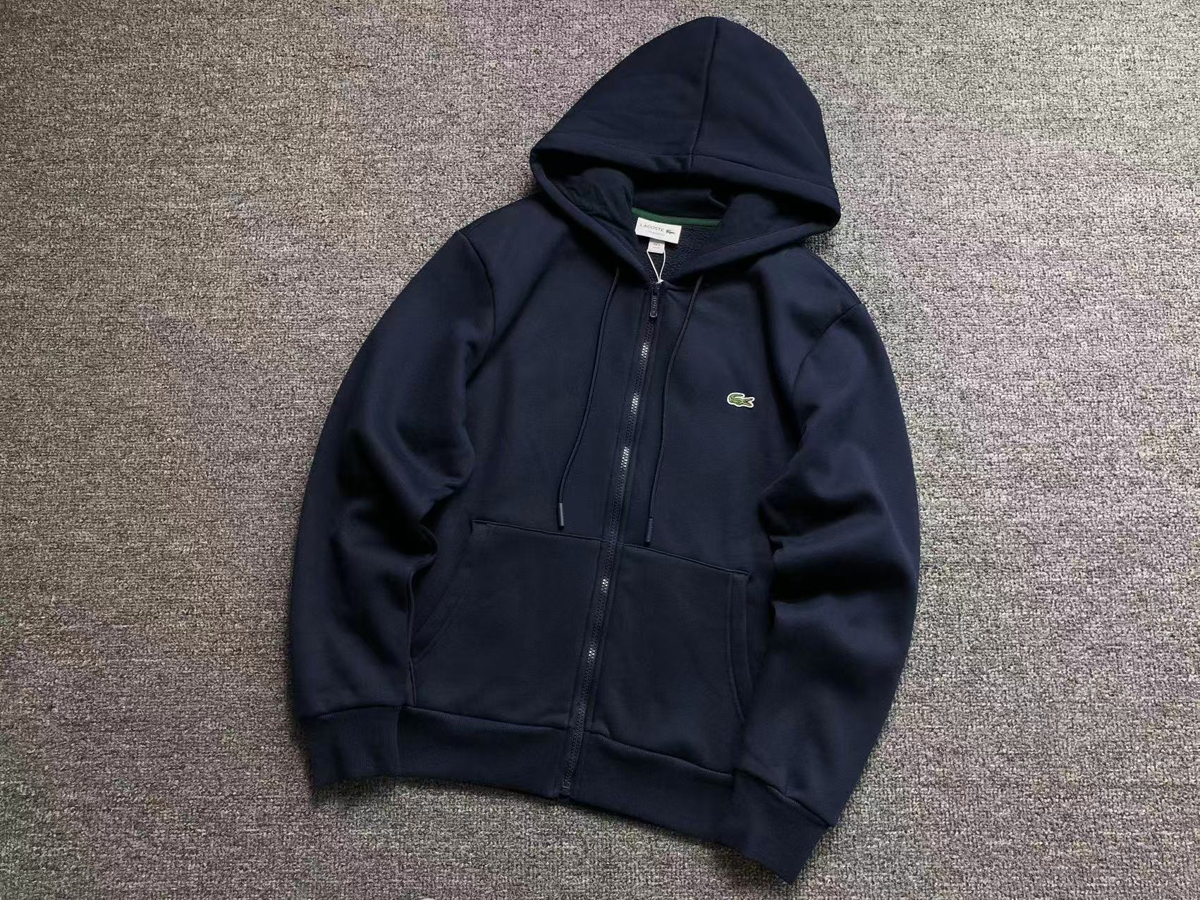 Zip-up sweatshirt crocodile