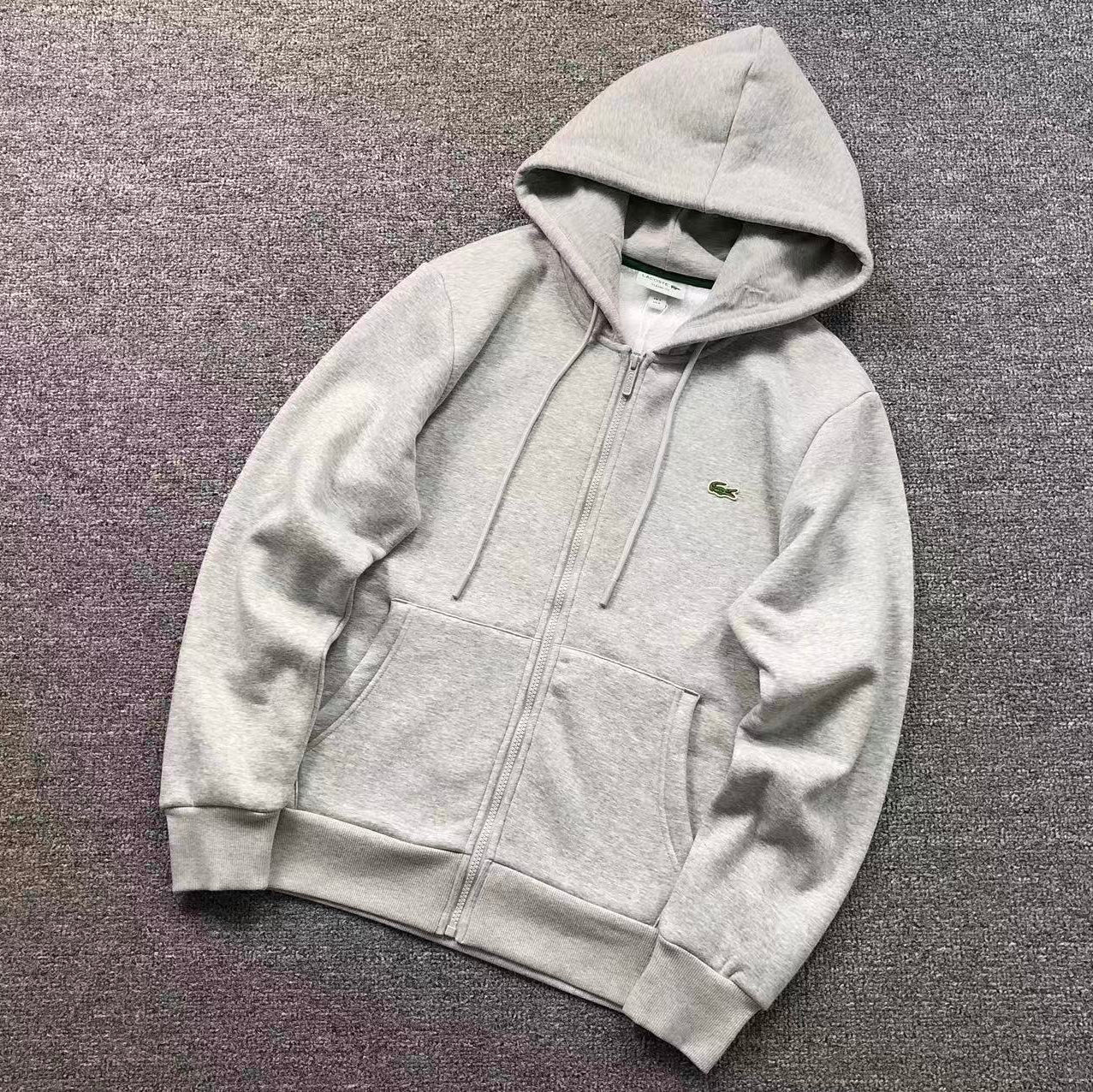 Zip-up sweatshirt crocodile